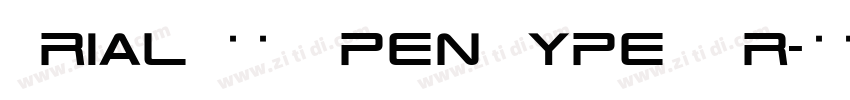 Arial 常规(OpenType Tr字体转换